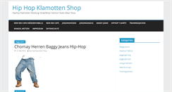 Desktop Screenshot of hiphop-klamottenshop.de