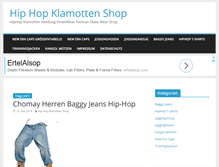 Tablet Screenshot of hiphop-klamottenshop.de